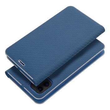 Kabura LUNA Book Carbon do IPHONE 15 Pro Max niebieski