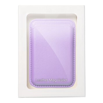 Portfel magnetyczny Leather Mag Wallet liliowy