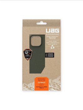 Futera ( UAG ) Urban Armor Gear Biodegradable Outback do iPhone 14 PLUS green