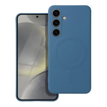 Futera SILICONE MAG COVER kompatybilny z MagSafe do SAMSUNG S24 niebieski