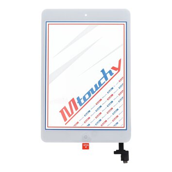 MUSTTBY Ekran dotykowy + taśma klejąca + Home do iPAD Mini2 (biały)
