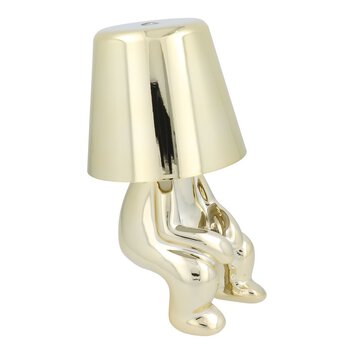 Lampka nocna GOLD MAN Art Deco siedzcy (wzr 2) MLTL