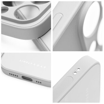 Futera Roar Matte Glass Case - do iPhone XR stalowy