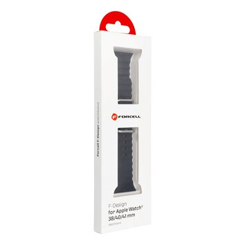 FORCELL F-DESIGN FA12 pasek / opaska do Apple Watch 38/40/41mm czarna