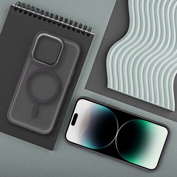Futerał MATTE MAG COVER kompatybilny z MagSafe do IPHONE 16 Pro Max tytanowy