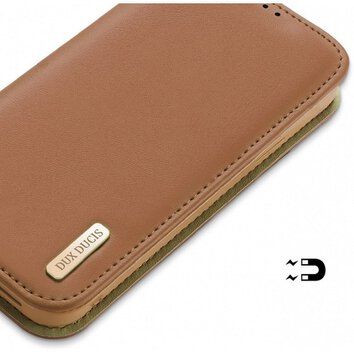 DUX DUCIS kabura HIVO do IPHONE 15 Plus brzowa