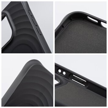 Silicone Zephyr Mag Cover kompatybilny z MagSafe do IPHONE 16 czarny
