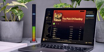 Equalizer RGB Redleaf 40LED - srebrny