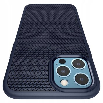 Etui do iPhone 12 Pro Max, Spigen Liquid Air Case Navy Blue