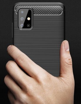 Etui TECH-PROTECT CARBON do HUAWEI P40 Lite E
