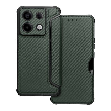 Kabura RAZOR Book do XIAOMI Redmi NOTE 13 PRO 5G ciemnozielony