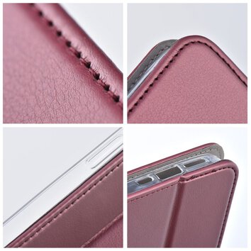 Kabura SMART MAGNETO do IPHONE 16 burgundowy