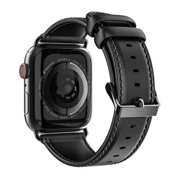 DUX DUCIS pasek YA skrzany do Apple Watch 38 / 40 / 41 mm czarny