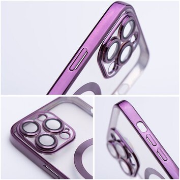 Futera Electro Mag Cover kompatybilny z MagSafe do IPHONE 15 PRO fioletowy