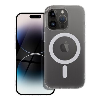 Futera Frost Mag Cover kompatybilny z MagSafe do IPHONE 14 PRO transparent