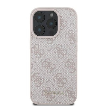 GUESS futerał do IPHONE 16 Pro GUHCP16LG4GFPI (PU 4G Classic) różowy