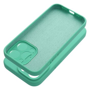 Futerał SILICONE 2mm do IPHONE 14 Pro miętowy