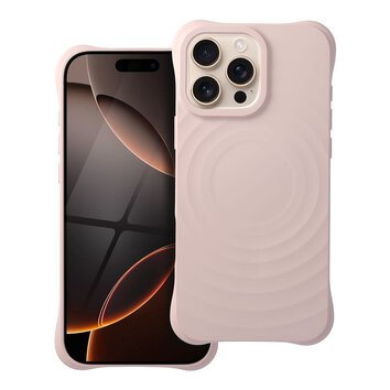 Silicone Zephyr Mag Cover kompatybilny z MagSafe do IPHONE 16 PRO MAX różowy