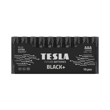TESLA bateria alkaliczna R3 (AAA) BLACK+ [10x72] 10 szt