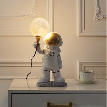 Lampka nocna ASTRONAUTA Art Deco stojcy (wzr 1) AMTL