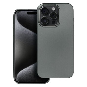 Futera METALLIC do IPHONE 15 PRO szary