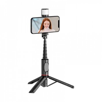 WiWU - Selfie stick Wi-SE003 z funcj tripoda i wbudowan lamp LED