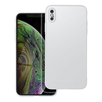 Futera Roar Matte Glass Case - do iPhone XS Max stalowy
