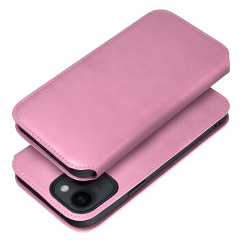 Kabura DUAL POCKET Book do SAMSUNG A55 jasny różowy