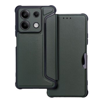 Kabura RAZOR Book do XIAOMI Redmi NOTE 13 5G ciemnozielony