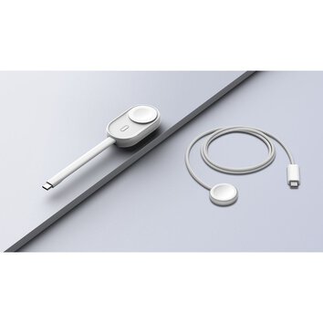 VEGER powerbank 1200 mAh do zegarka kompatybilny z Apple Watch Pomme (W0102) biay