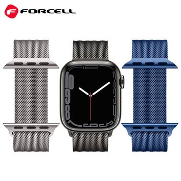 FORCELL F-DESIGN FA03 pasek do APPLE Watch 38 / 40 / 41 mm czarny