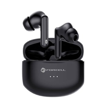 FORCELL F-AUDIO suchawki bezprzewodowe / bluetooth stereo TWS CLEAR Sound czarne