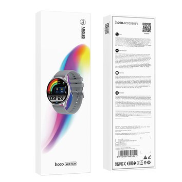 HOCO smartwatch z funkcją rozmowy Y15 AMOLED srebrny