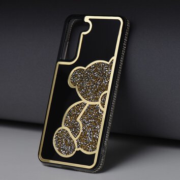 Futerał TEDDY BEAR do SAMSUNG A35 5G złoty