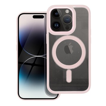 Futera COLOR EDGE MAG COVER kompatybilny z MagSafe do IPHONE 14 Pro rowy