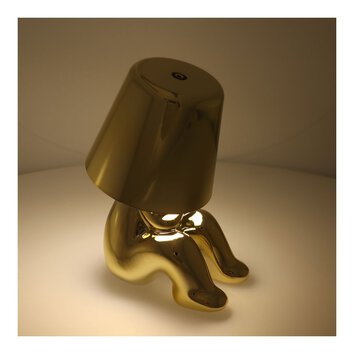 Lampka nocna GOLD MAN Art Deco siedzcy (wzr 4) MLTL
