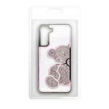 Futerał TEDDY BEAR do SAMSUNG S22 różowy