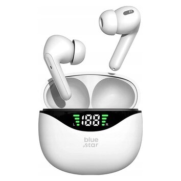 Blue Star suchawki bezprzewodowe stereo TWS T60 biae