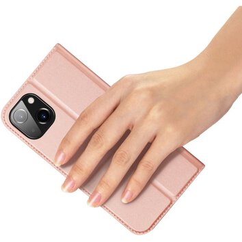 DUX DUCIS Skin Pro - futerał z klapką do Apple iPhone 15 Plus różowy