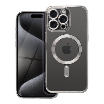 Futera Electro Mag Cover kompatybilny z MagSafe do IPHONE 15 PRO MAX tytanowy szary