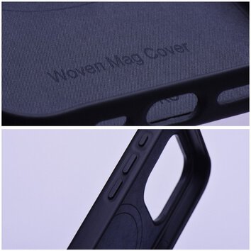 Woven Mag Cover kompatybilne z MagSafe do IPHONE 15 PRO MAX czarny