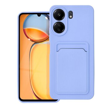 Futera CARD CASE do XIAOMI Redmi 13C / POCO C65 fioletowy