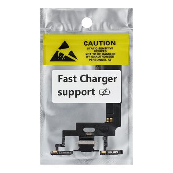 Taśma ładowania USB do IPHONE XR czarna (demotaż)