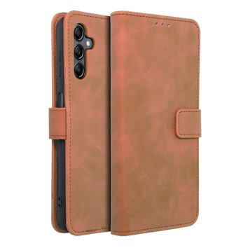Kabura TENDER Book do SAMSUNG A14 4G / A14 5G brzowy