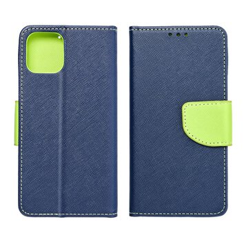 Kabura Fancy Book do  XIAOMI Note 9 Pro granatowy / limonka