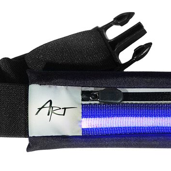 Pas sportowy z kieszenią podświetlany ART APS-01B czarny