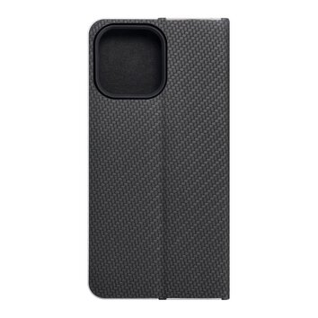 Kabura LUNA Book Carbon do IPHONE 14 Pro Max czarny