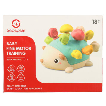 Jeżyk edukacyjny z kolorowymi kolcami motoryka mała montessori 