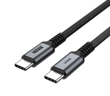 Kabel Newell USB-C - USB-C 240 W - 2 m, grafitowy
