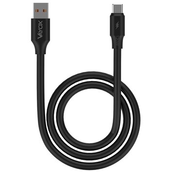 Kabel USB-USB-C dwie końcówki 120W 3A 1m czarny